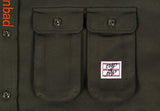 ベドインベド(BADINBAD)  MULTI POCKET SHIRT_KHAKI