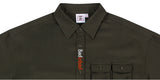 ベドインベド(BADINBAD)  MULTI POCKET SHIRT_KHAKI