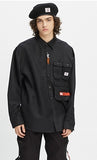 ベドインベド(BADINBAD)  MULTI POCKET SHIRT_BLACK