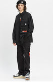 ベドインベド(BADINBAD)  MULTI POCKET SHIRT_BLACK
