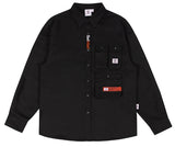 ベドインベド(BADINBAD)  MULTI POCKET SHIRT_BLACK