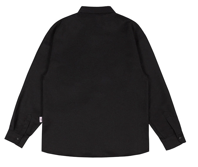 ベドインベド(BADINBAD)  MULTI POCKET SHIRT_BLACK