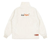 ベドインベド(BADINBAD)  HAND DRAWING FLEECE JACKET_OATMEAL