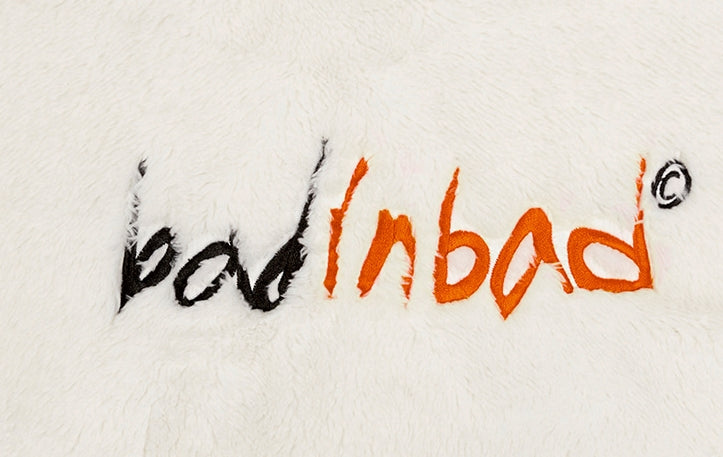 ベドインベド(BADINBAD)  HAND DRAWING FLEECE JACKET_OATMEAL