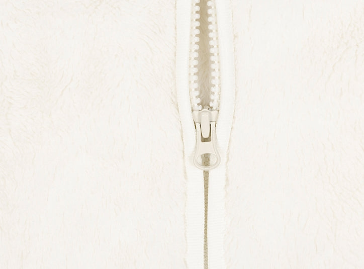 ベドインベド(BADINBAD)  HAND DRAWING FLEECE JACKET_OATMEAL