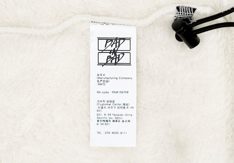 ベドインベド(BADINBAD)  HAND DRAWING FLEECE JACKET_OATMEAL