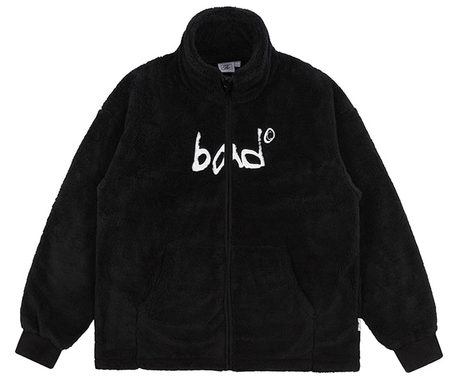 ベドインベド(BADINBAD)  HAND DRAWING FLEECE JACKET_BLACK