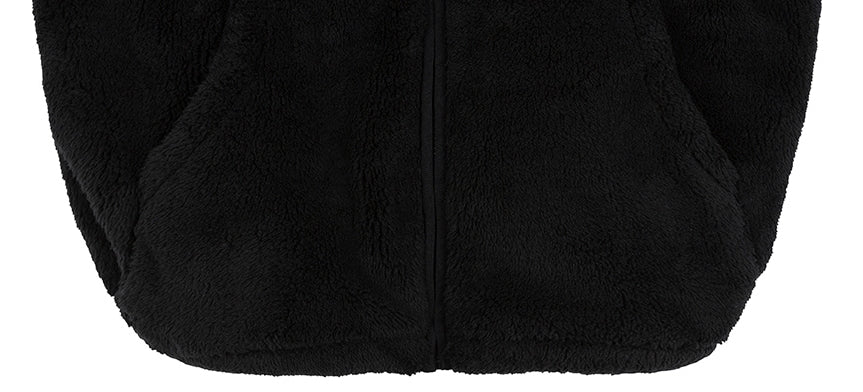 ベドインベド(BADINBAD)  HAND DRAWING FLEECE JACKET_BLACK