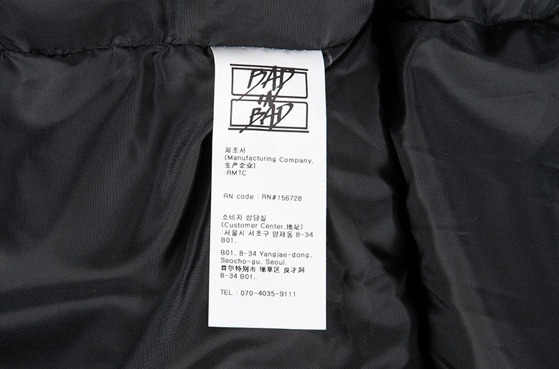 ベドインベド(BADINBAD)  WINTER HUNTING PARKA_BLACK