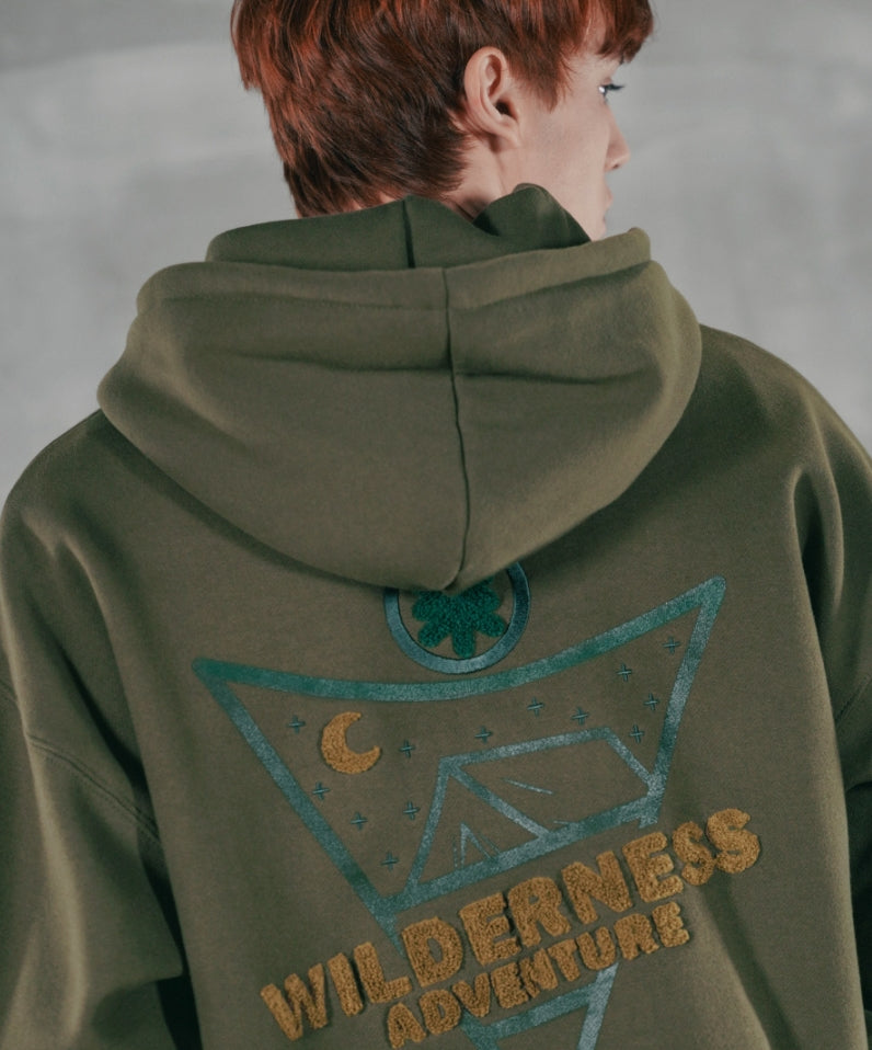 パーステップ(PERSTEP) WILDERNSS HOODIE KHAKI BJHD4372