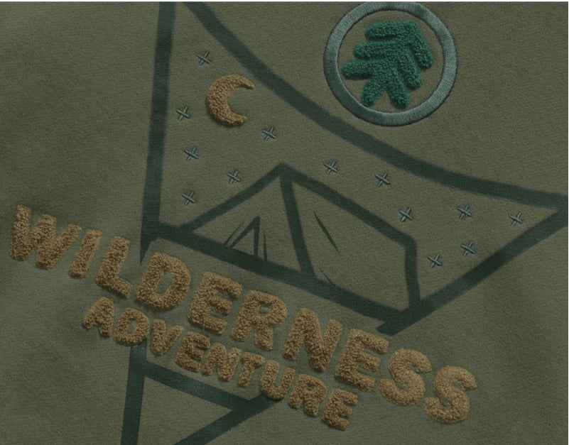 パーステップ(PERSTEP) WILDERNSS HOODIE KHAKI BJHD4372