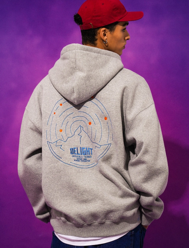 ティーダブリューエヌ(TWN)  STARDUST HOODIE GREY SHHD3304