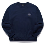 ティーダブリューエヌ(TWN)  GEOMETRY SWEAT SHIRT NAVY STMT3300