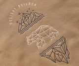 ティーダブリューエヌ(TWN)  GEOMETRY SWEAT SHIRT BEIGE STMT3300