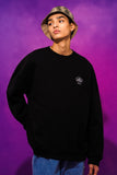 ティーダブリューエヌ(TWN)  GEOMETRY SWEAT SHIRT BLACK STMT3300