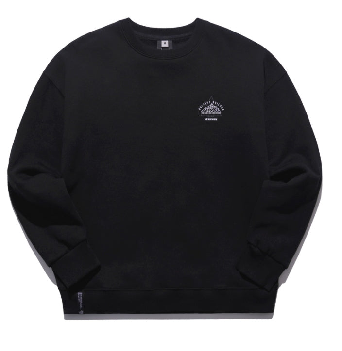 ティーダブリューエヌ(TWN)  GEOMETRY SWEAT SHIRT BLACK STMT3300