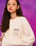 ティーダブリューエヌ(TWN)  MAPFIND SWEAT SHIRT IVORY STMT3303