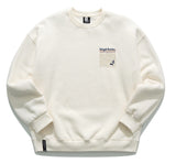 ティーダブリューエヌ(TWN)  MAPFIND SWEAT SHIRT IVORY STMT3303