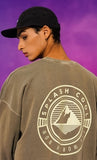 ティーダブリューエヌ(TWN)  ICEBERG PIGMENT SWEAT SHIRT KHAKI  STMT3295