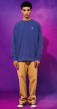 ティーダブリューエヌ(TWN)  ICEBERG PIGMENT SWEAT SHIRT CLASSIC BLUE STMT3295
