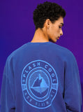 ティーダブリューエヌ(TWN)  ICEBERG PIGMENT SWEAT SHIRT CLASSIC BLUE STMT3295
