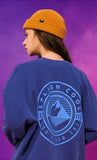 ティーダブリューエヌ(TWN)  ICEBERG PIGMENT SWEAT SHIRT CLASSIC BLUE STMT3295