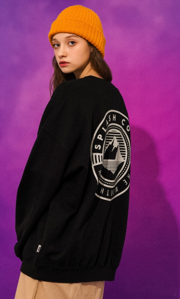 ティーダブリューエヌ(TWN)  ICEBERG PIGMENT SWEAT SHIRT BLACK STMT3295