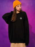 ティーダブリューエヌ(TWN)  ICEBERG PIGMENT SWEAT SHIRT BLACK STMT3295