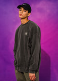 ティーダブリューエヌ(TWN)  ICEBERG PIGMENT SWEAT SHIRT DEEP GREY STMT3295