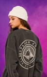 ティーダブリューエヌ(TWN)  ICEBERG PIGMENT SWEAT SHIRT DEEP GREY STMT3295