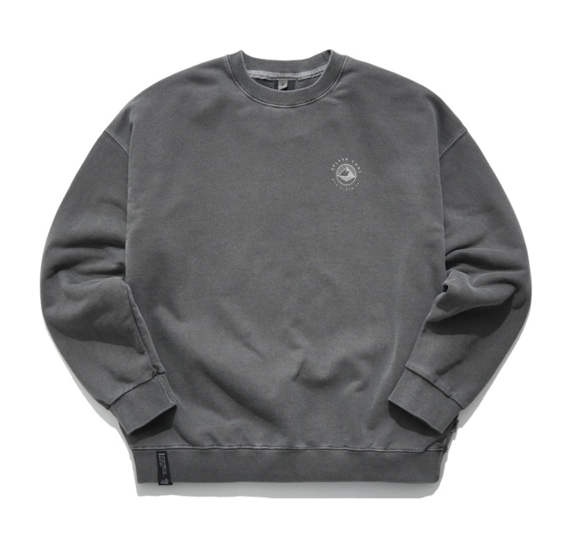 ティーダブリューエヌ(TWN)  ICEBERG PIGMENT SWEAT SHIRT DEEP GREY STMT3295