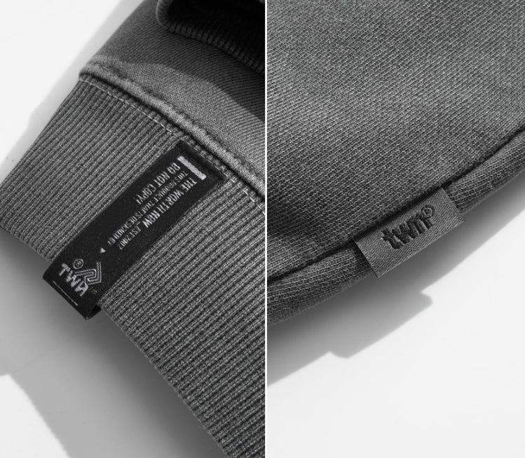 ティーダブリューエヌ(TWN)  ICEBERG PIGMENT SWEAT SHIRT DEEP GREY STMT3295