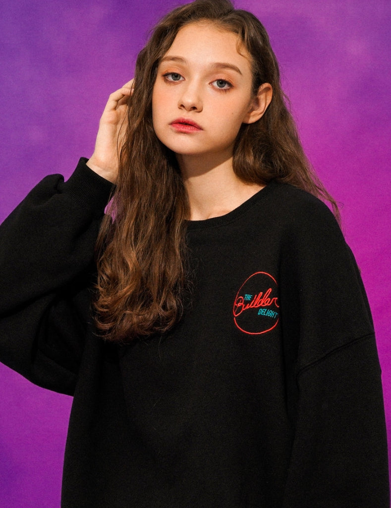 ティーダブリューエヌ(TWN)  BUILDERONE SWEAT SHIRT BLACK STMT3294