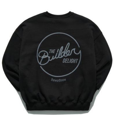 ティーダブリューエヌ(TWN)  BUILDERONE SWEAT SHIRT BLACK STMT3294