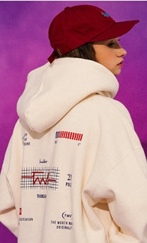 ティーダブリューエヌ(TWN)  RPM HOODIE IVORY SHHD3302