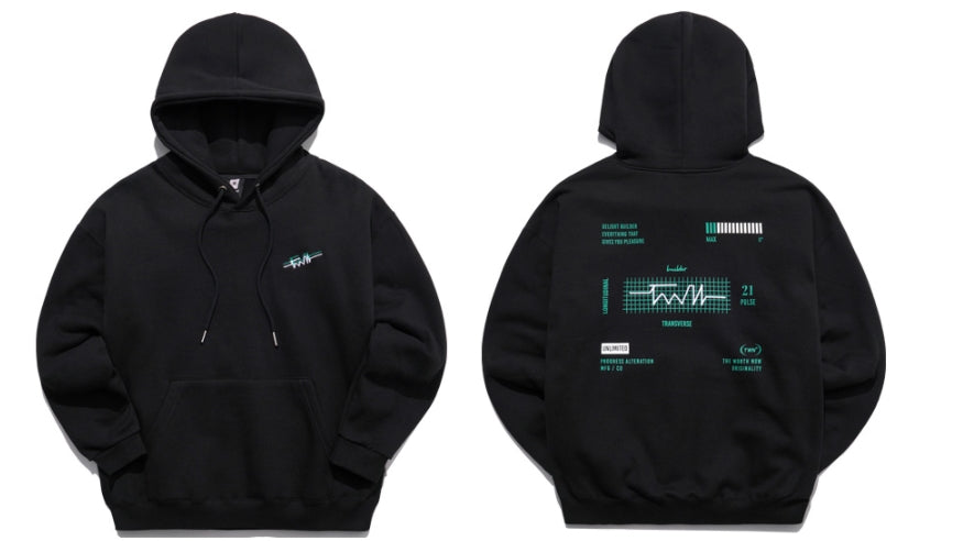 ティーダブリューエヌ(TWN)  RPM HOODIE BLACK SHHD3302