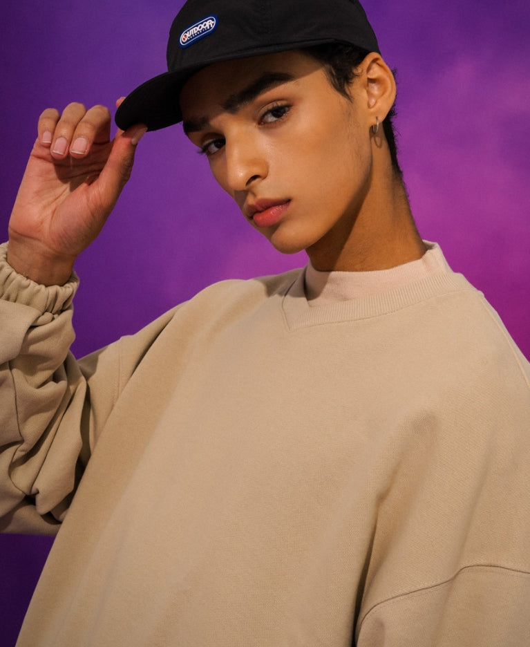 ティーダブリューエヌ(TWN)  MITTY SWEAT SHIRT BEIGE LMMT3298