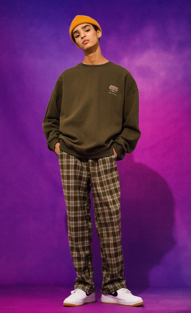 ティーダブリューエヌ(TWN)  TERRI SWEAT SHIRT KHAKI JEMT3297