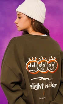 ティーダブリューエヌ(TWN)  TERRI SWEAT SHIRT KHAKI JEMT3297