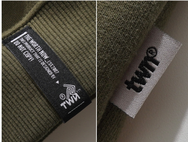 ティーダブリューエヌ(TWN)  TERRI SWEAT SHIRT KHAKI JEMT3297