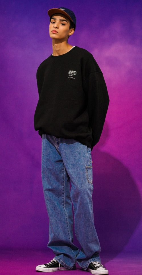 ティーダブリューエヌ(TWN)  TERRI SWEAT SHIRT BLACK JEMT3297