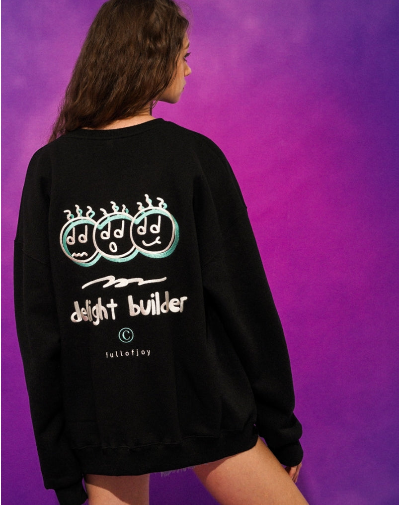 ティーダブリューエヌ(TWN)  TERRI SWEAT SHIRT BLACK JEMT3297