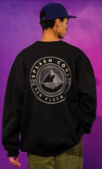 ティーダブリューエヌ(TWN)  ICEBERG SWEAT SHIRT BLACK STMT3296