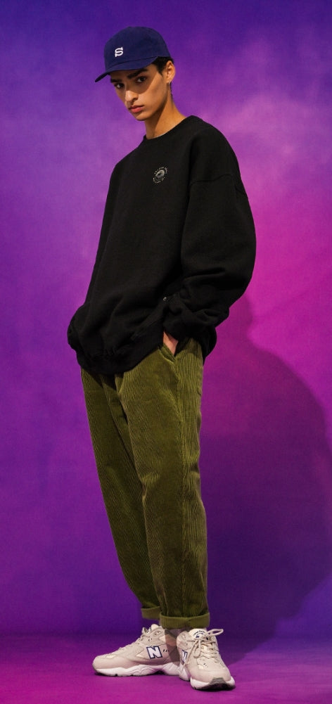 ティーダブリューエヌ(TWN)  ICEBERG SWEAT SHIRT BLACK STMT3296