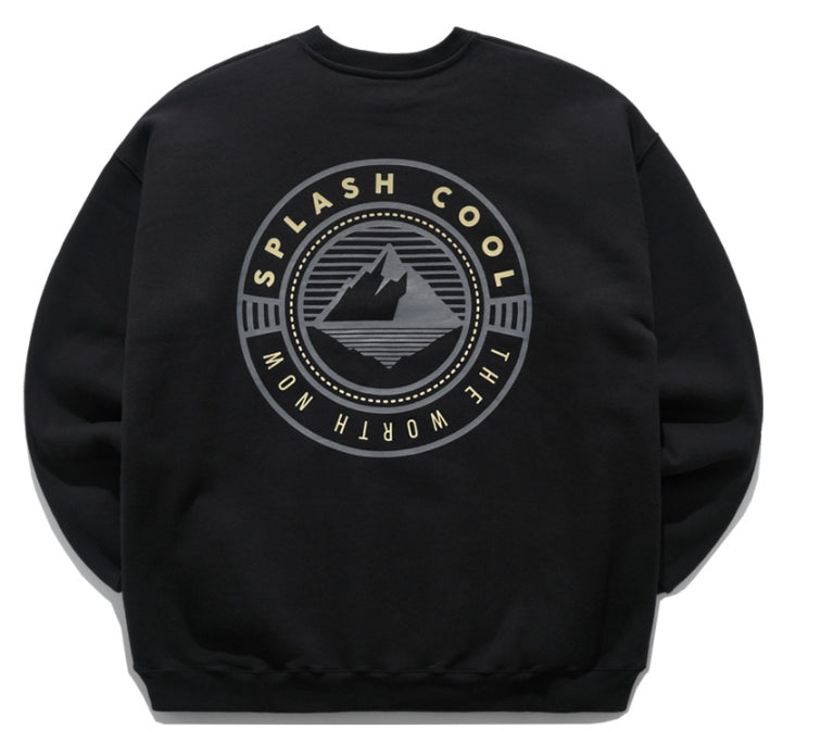ティーダブリューエヌ(TWN)  ICEBERG SWEAT SHIRT BLACK STMT3296