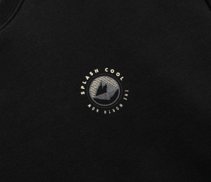 ティーダブリューエヌ(TWN)  ICEBERG SWEAT SHIRT BLACK STMT3296