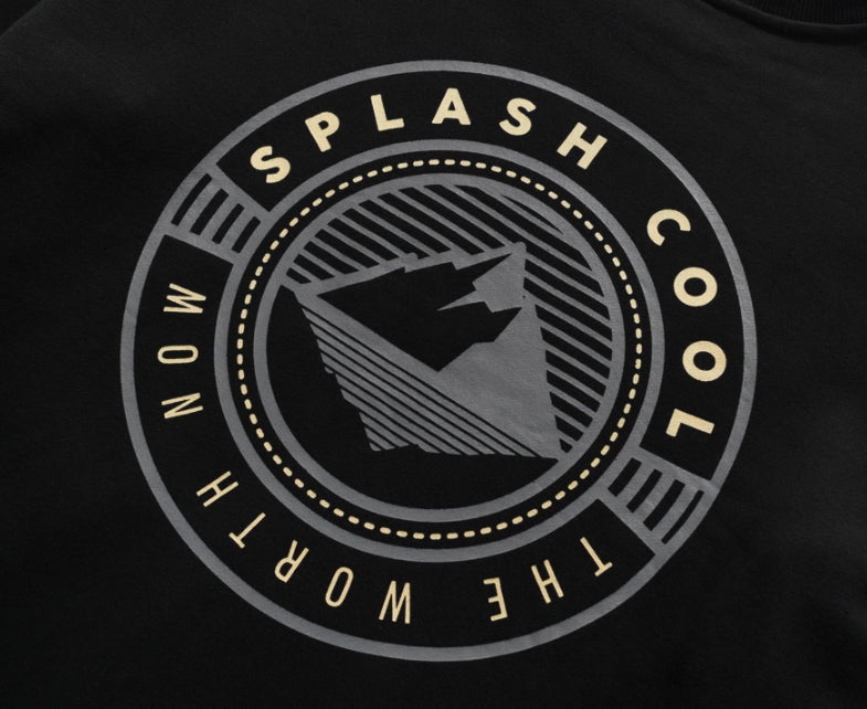 ティーダブリューエヌ(TWN)  ICEBERG SWEAT SHIRT BLACK STMT3296