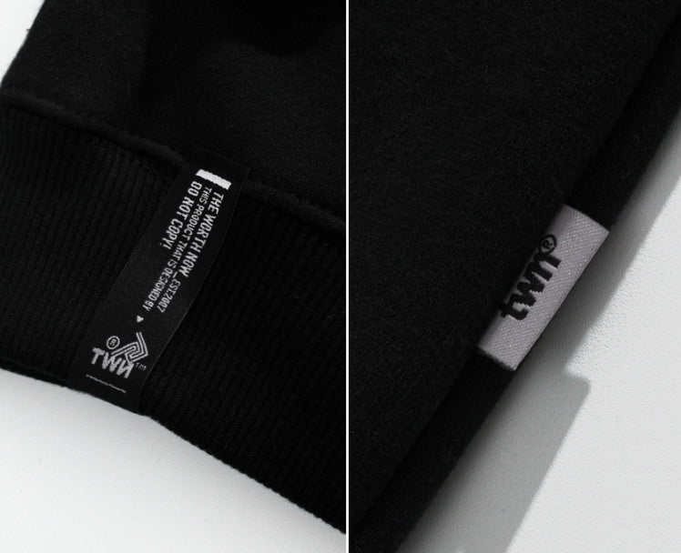 ティーダブリューエヌ(TWN)  ICEBERG SWEAT SHIRT BLACK STMT3296