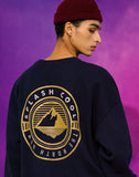ティーダブリューエヌ(TWN)  ICEBERG SWEAT SHIRT NAVY STMT3296