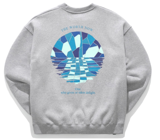 ティーダブリューエヌ(TWN)  DUSK SWEAT SHIRT GREY LMMT3299